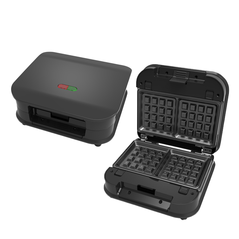 Waffle Iron Belgian - Pembuat Waffle Listrik Belgia 2 Kotak