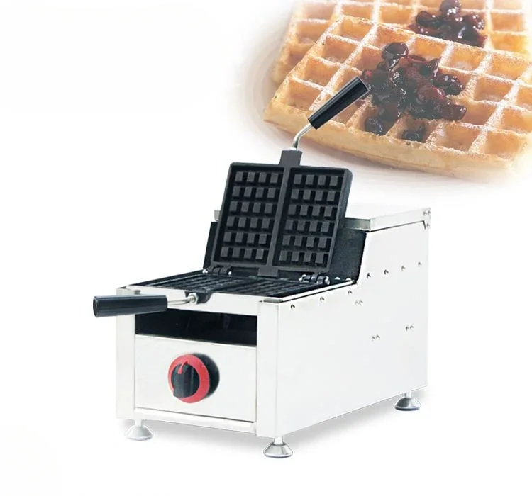 Waffle Iron Belgian - 'gas mesin wafel belgia besi wafel