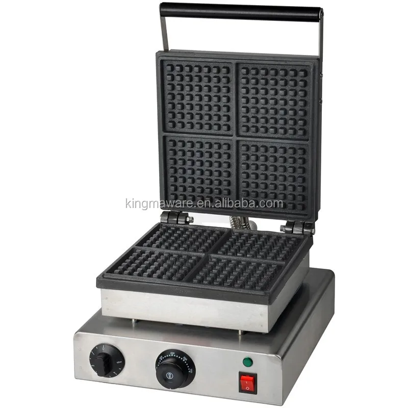 Waffle Iron Belgian - Peralatan Camilan Laris Manis, Pembuat Waffle