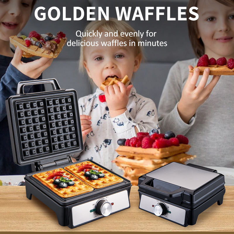 Pembuat Wafel 2 Potong Suhu Da - Waffle Iron Belgian ulasan dan harga