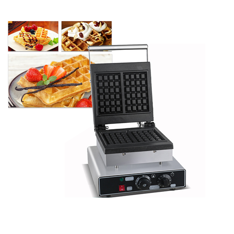 Mesin Wafel Persegi Pembuat Wa - Waffle Iron Belgian ulasan dan harga