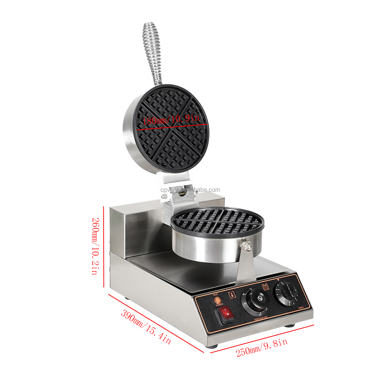 CPVKRY Pembuat Waffle Belgia 4 - Waffle Iron Belgian ulasan dan harga