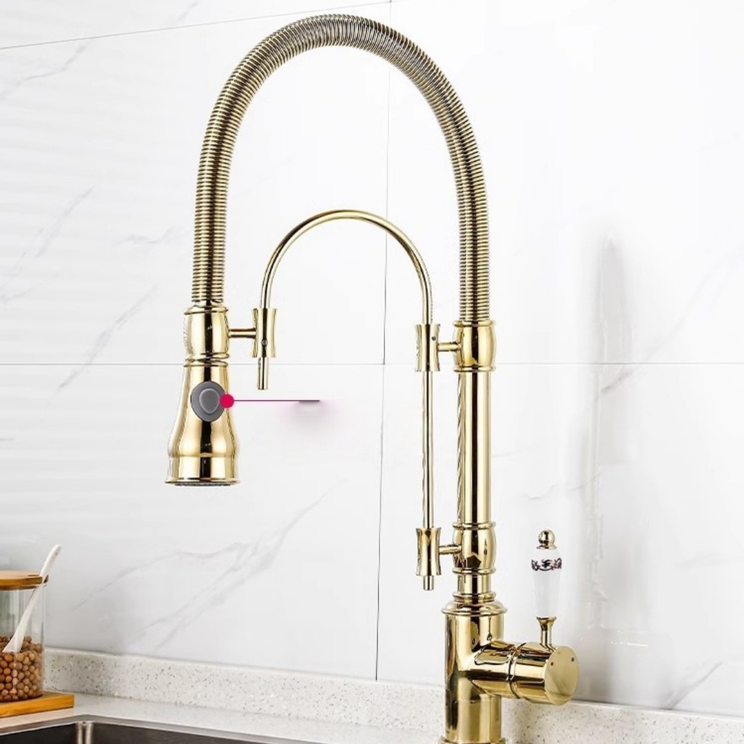 Keran Dapur Tarik Turun Emas,  - Kitchen Appliances Australia ulasan dan harga